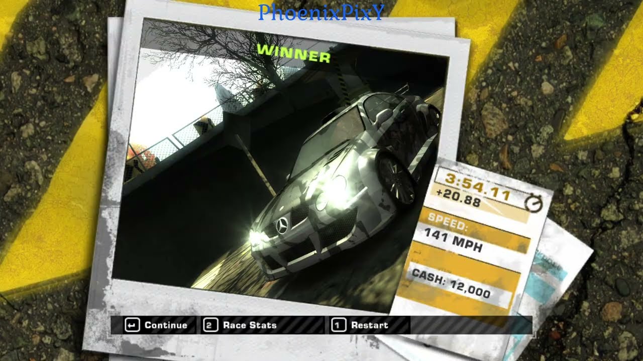 NFS Most Wanted (2005) HD - Silver Mercedez! | Part#47