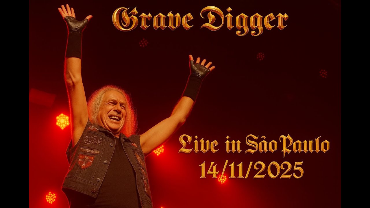 Grave Digger Live in São Paulo 14/11/2025