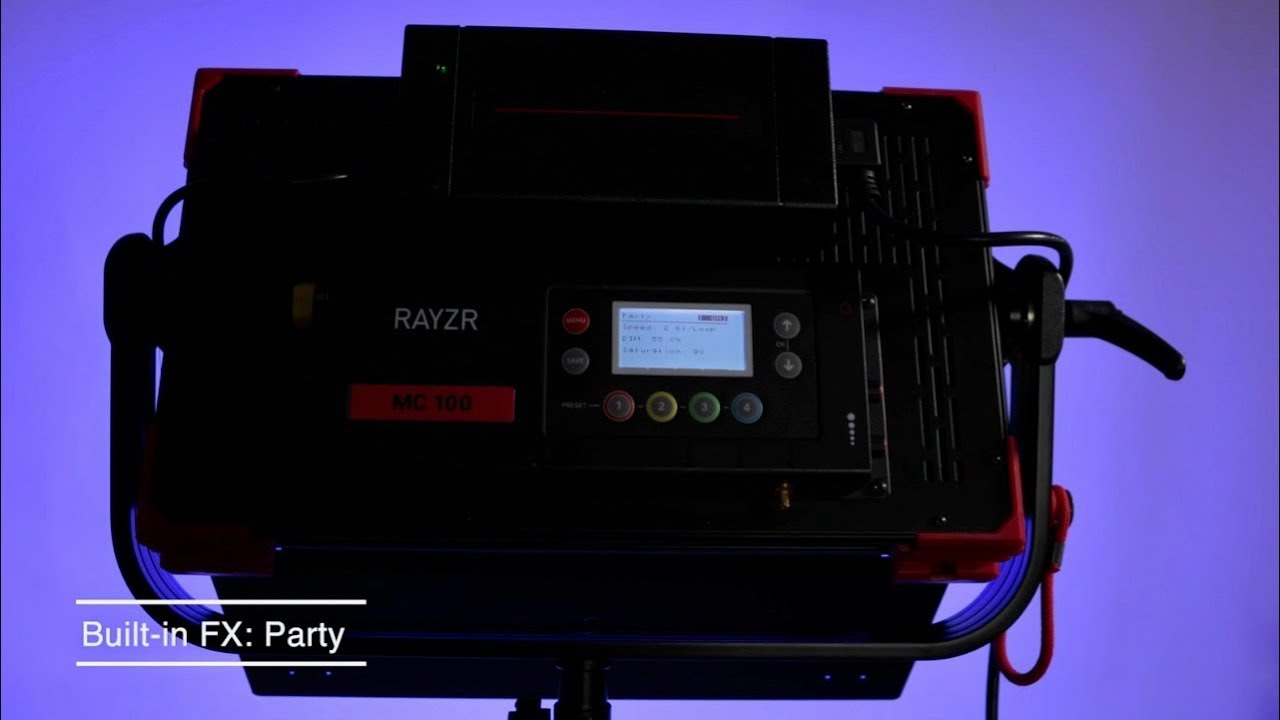 Rayzr MC100 RGBWW Soft Panel LED Review