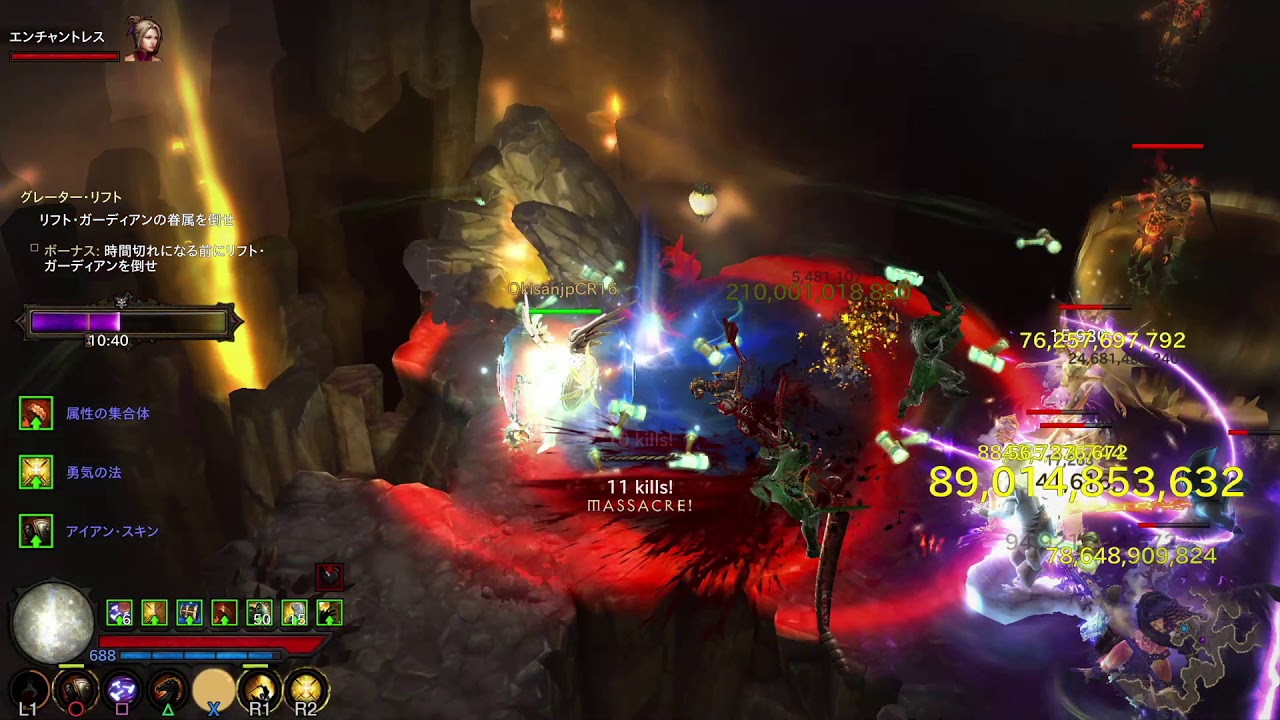 #DIABLO3｜光の探求者クルセ GR90 装備＆スキル紹介（S16初心者向け）