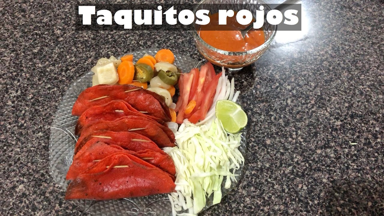 Taquitos rojos