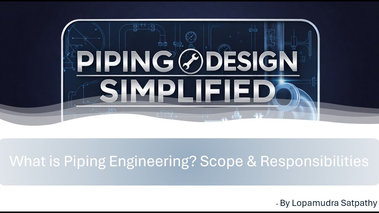 Piping Engineering   Scope and Responsibility