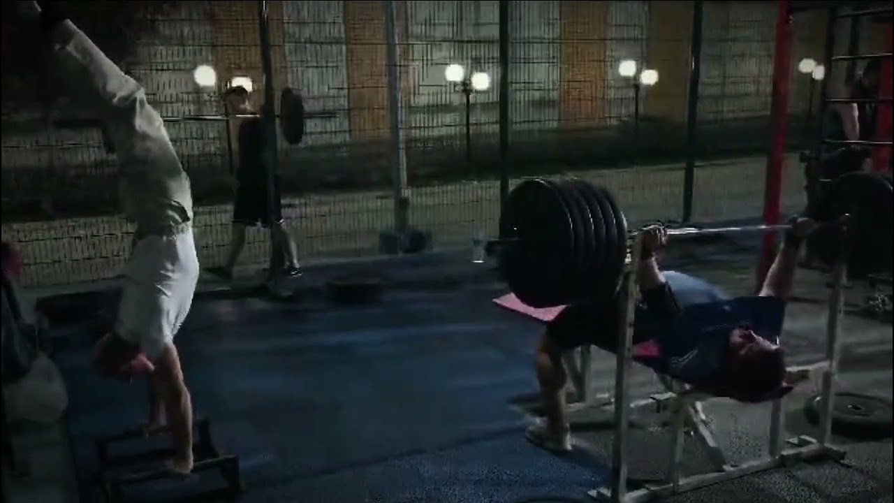 Joint training sessions. Bench press 160 kg #sport #motivation Жим шанги 160 кг