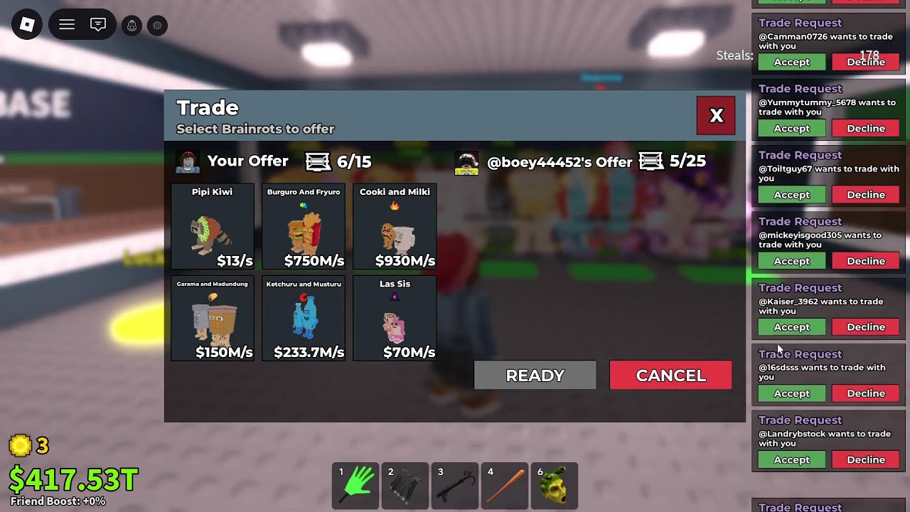 Live SAB trading