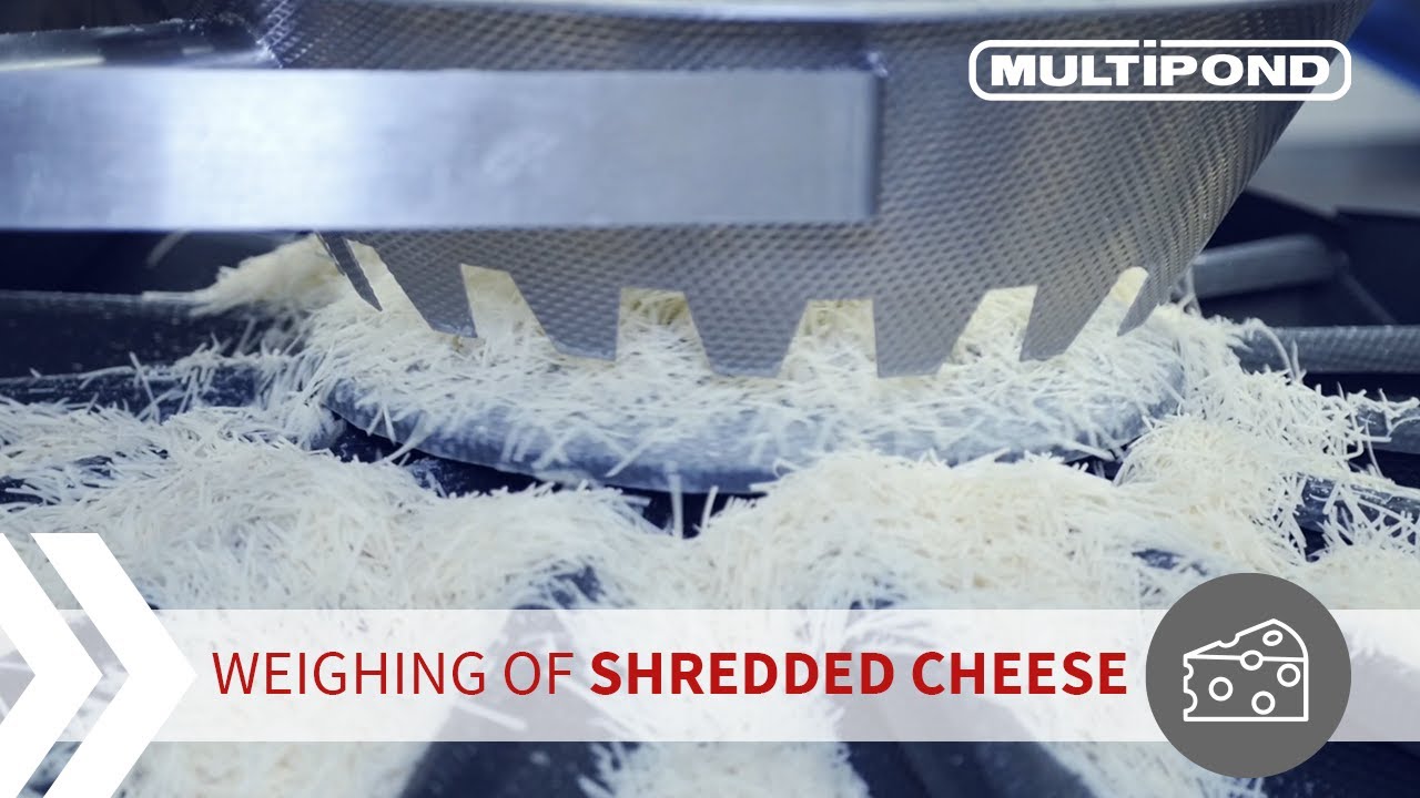 Multihead weigher | Weighing of shredded cheese | MULTIPOND