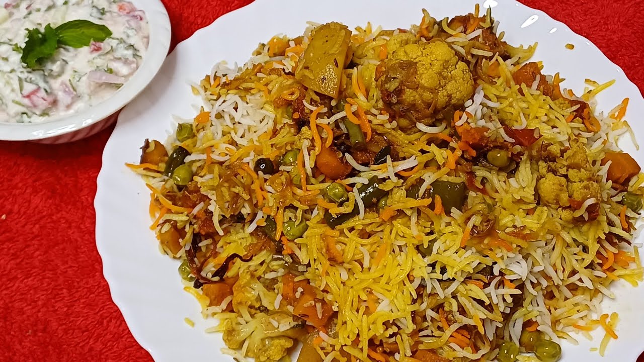 Veg Dum Biryani recipe | Restaurant style veg biryani | Quick and Easy Veg dum biryani recipe |
