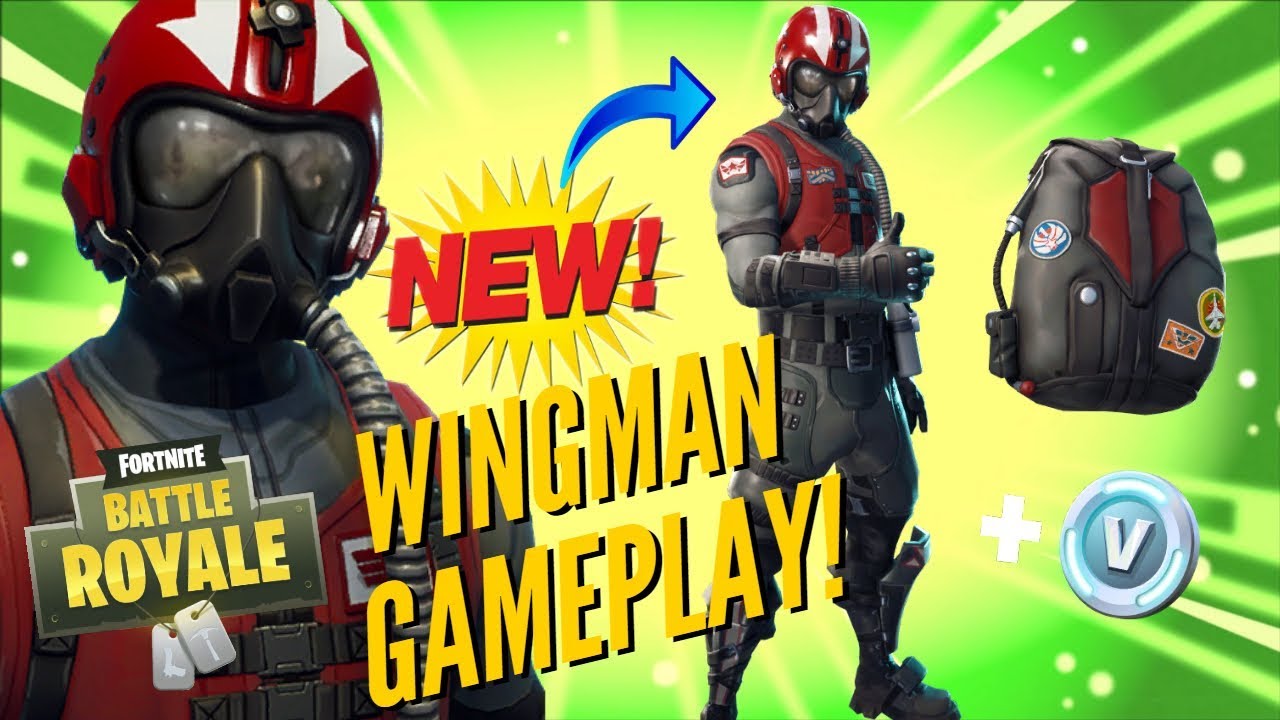 Wingman Gameplay! - NEW Fortnite Starter Pack Skin Outfit