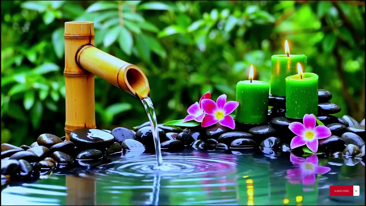 Serene Spa Morning🌿 Bamboo Waterflow & Peaceful Sleep Music