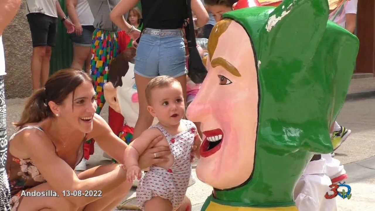 Andosilla, Fiestas del Puente: homenaje persona de más edad y gigantes 13-08-2022