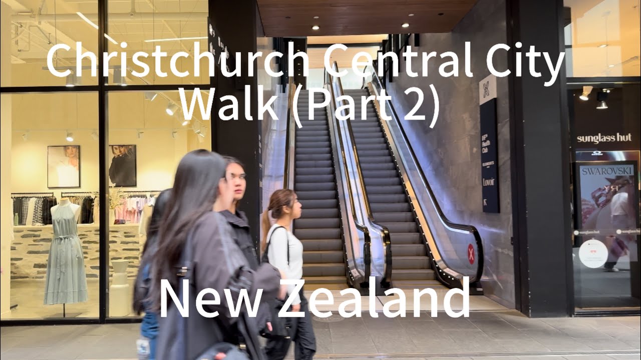 Christchurch Central City Walk (4K)