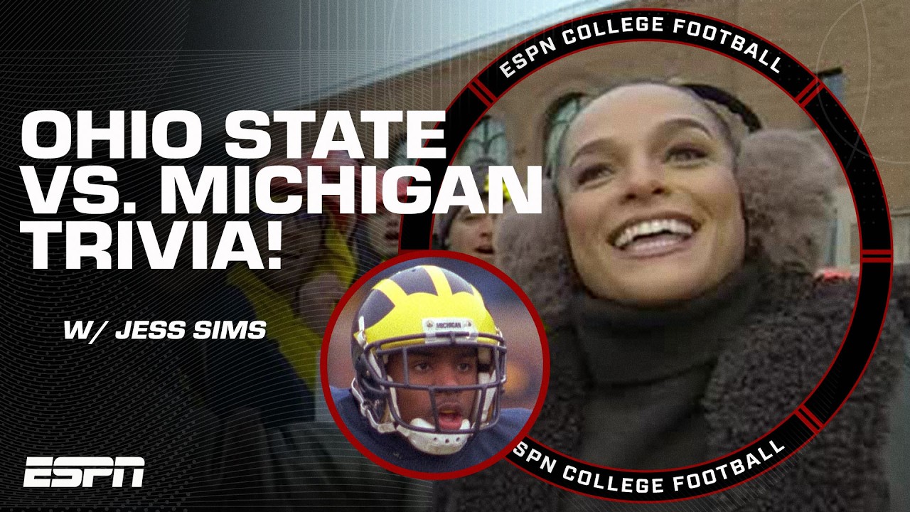 PHONE A FRIEND! 📞 Jess Sims asks Ohio State vs. Michigan TRIVIA! 