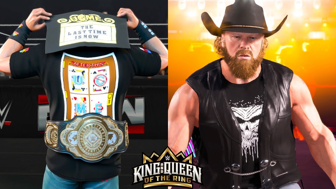 King Of The Ring Tournament WWE 2K25 Finals John Cena Vs Brock Lesnar #4