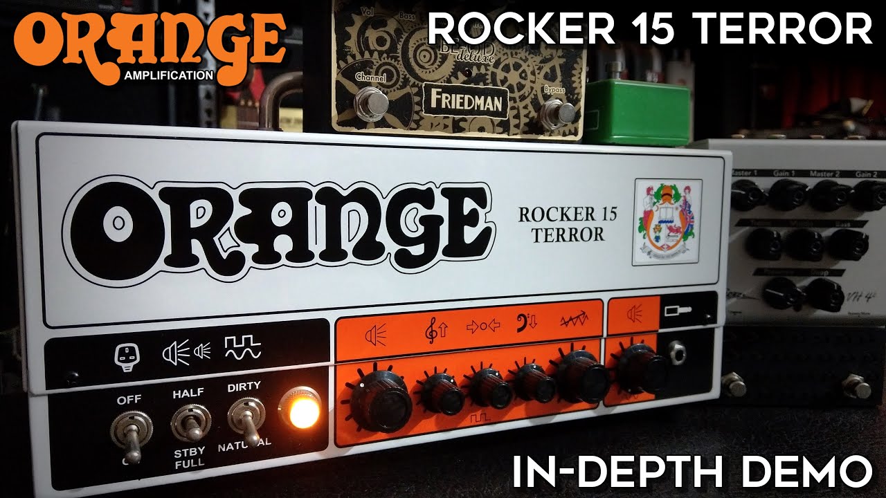 Orange Rocker 15 Terror in-depth demo! (13 guitars)
