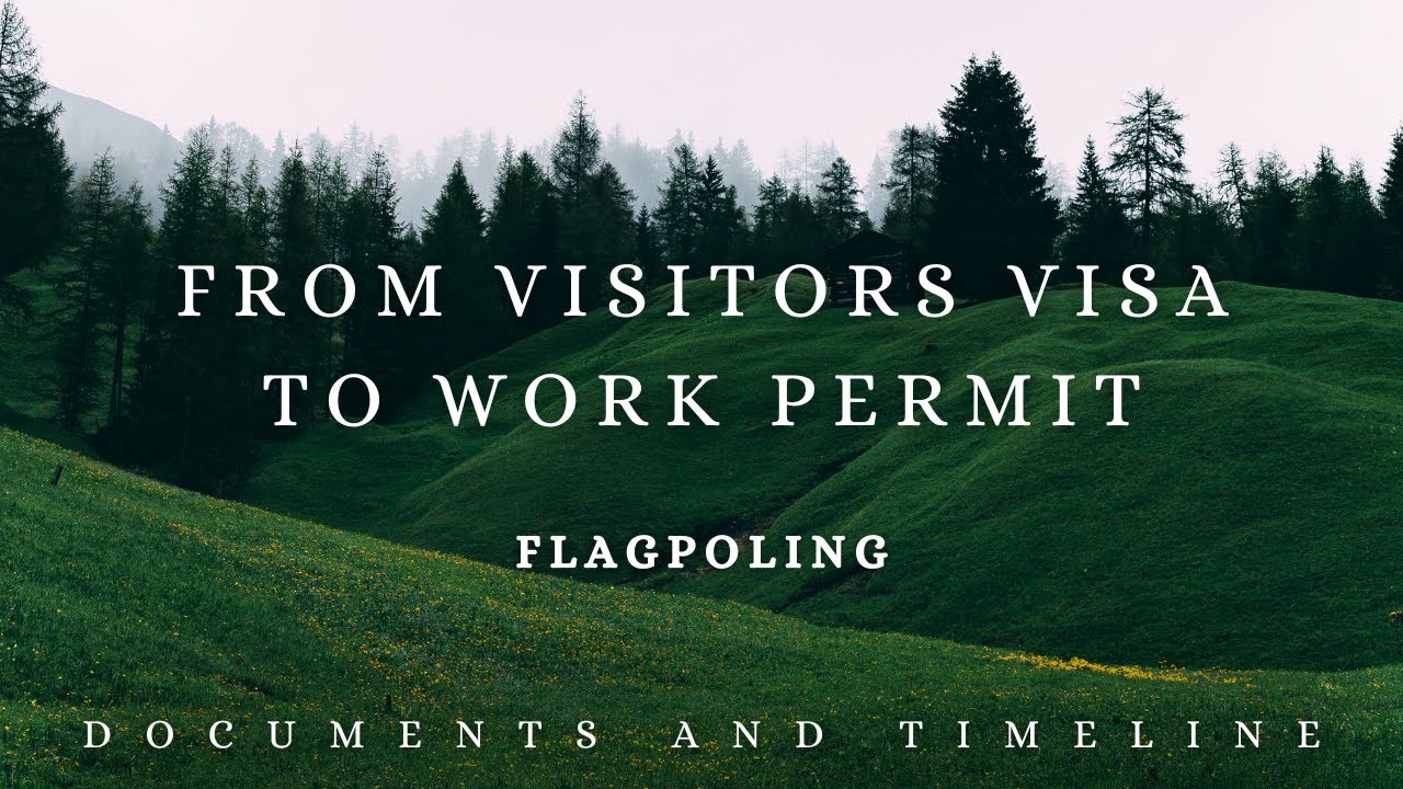 MY SPOUSE'S APPLICATION (VV TO SOWP).. FROM A VISITOR'S VISA TO A WORK PERMIT (THROUGH FLAGPOLING)❤️