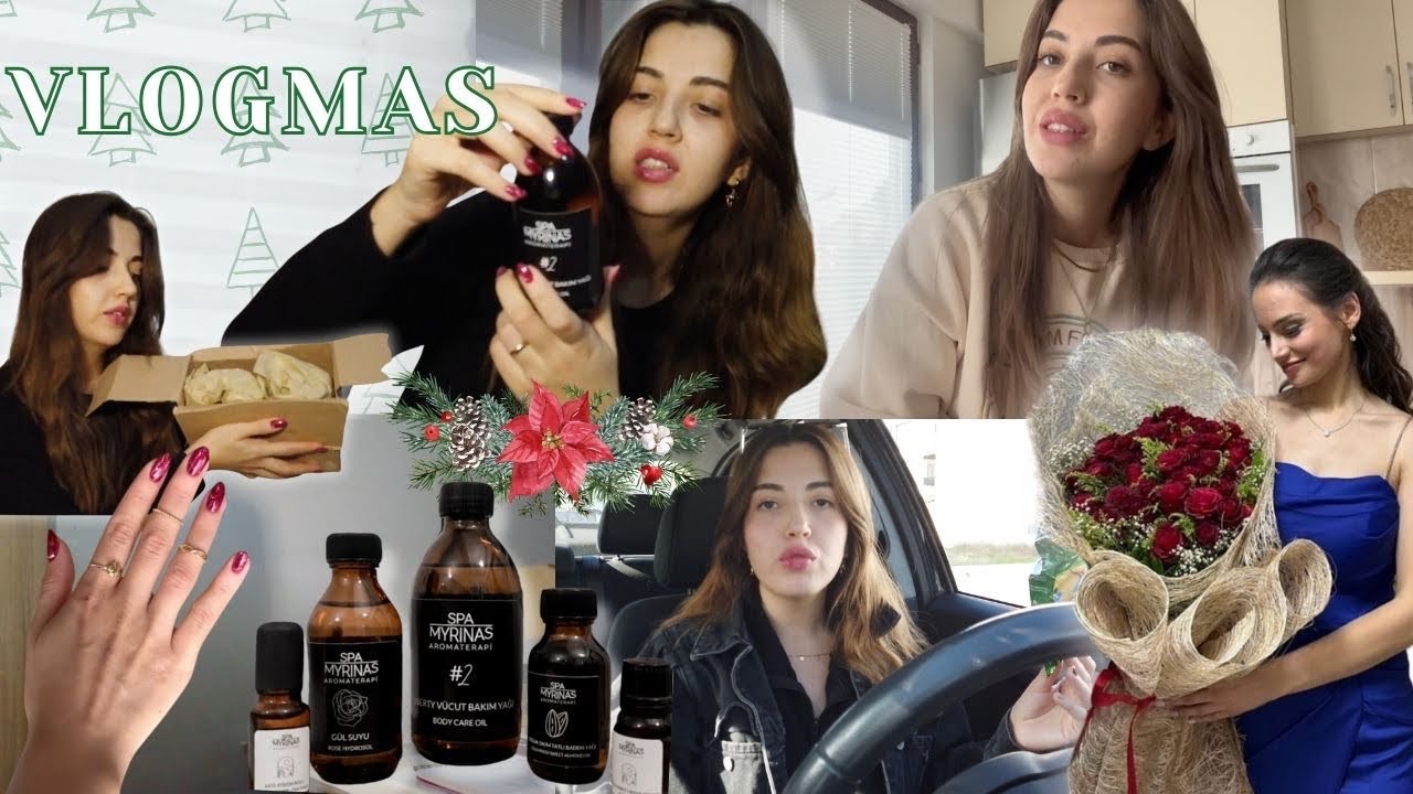 VLOGMAS SERİSİ BAŞLASIN 🎄 Cherry Red Tırnak Yaptırıyoruz, Kız İsteme G&uuml;n&uuml;m&uuml;z #vlogmas #aralog