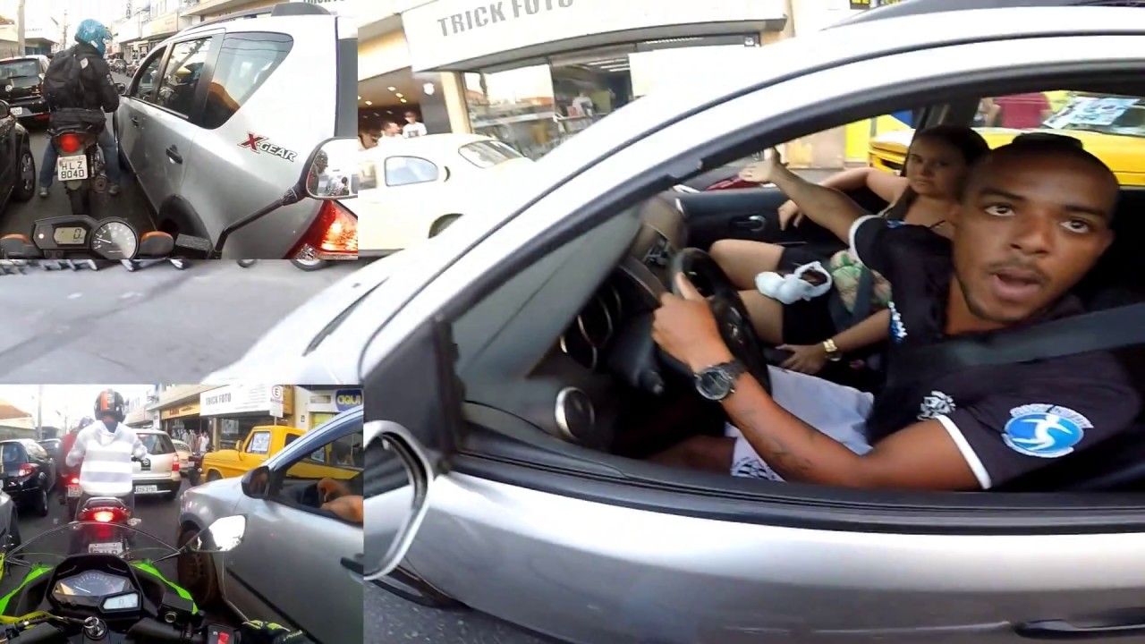 TRETA COM MOTORISTA DISCUSSAO MOTORISTA E MOTOQUEIRO BRIGA DE TRANSITO MOTOBOY TRETRA MOTOVLOG