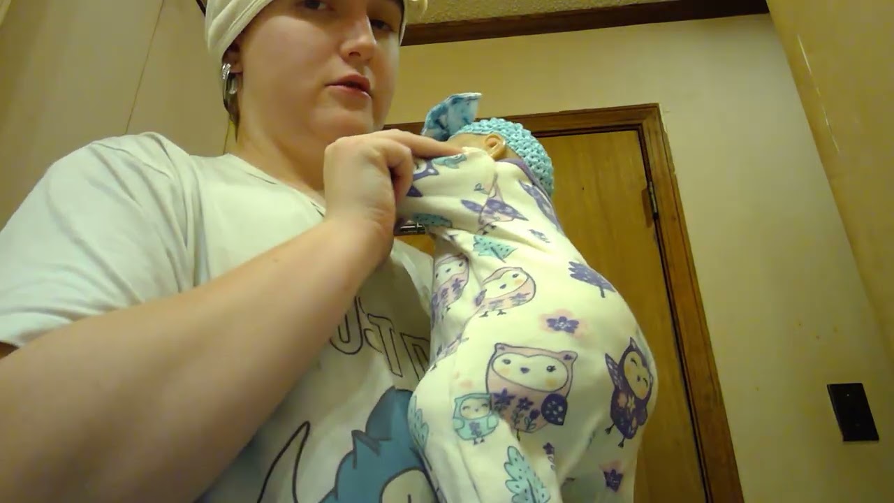 Night Routine. #fakebaby #fakemilk #reborn