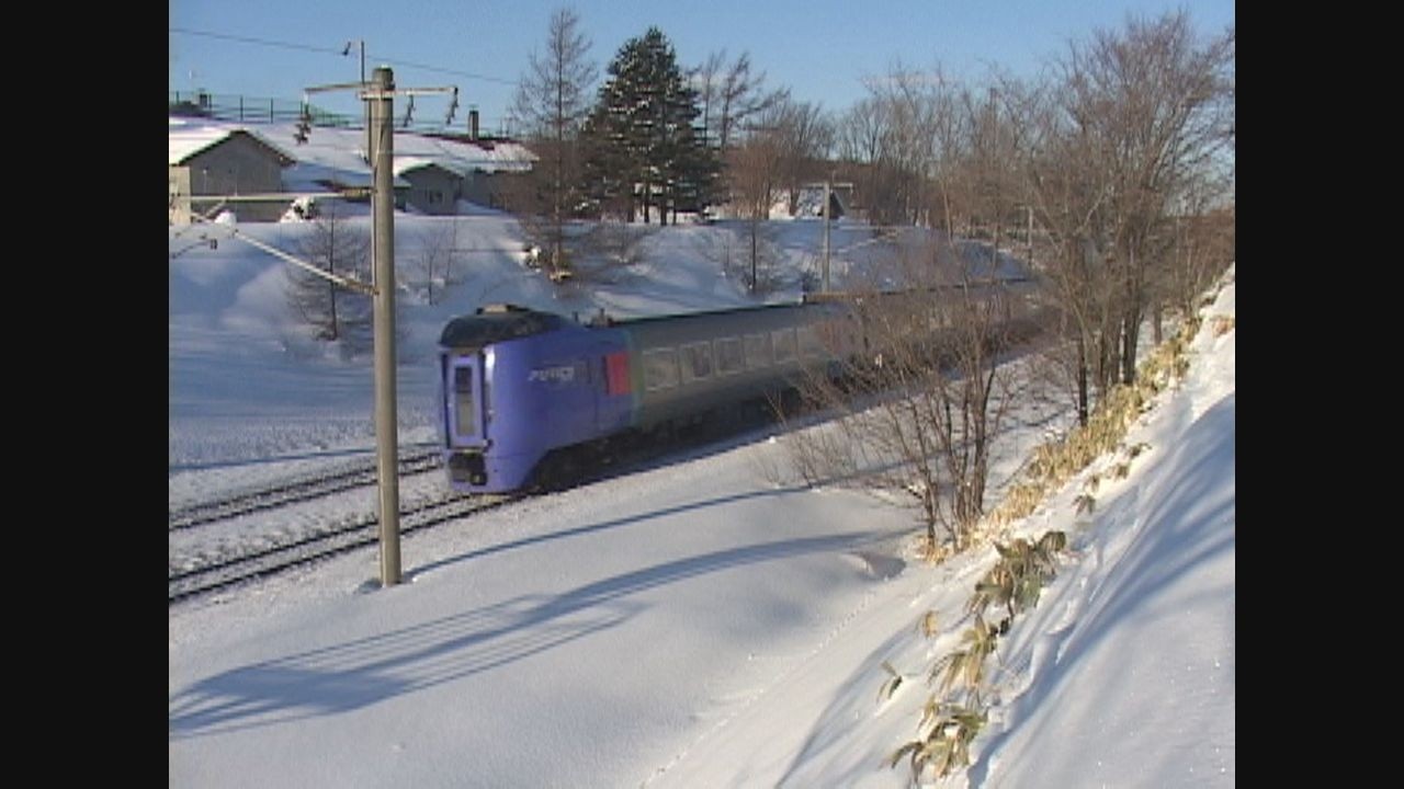 （非HD）雪晴れの中で