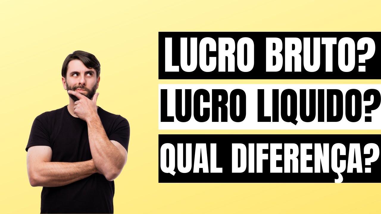 Qual a diferença de lucro bruto e lucro líquido?