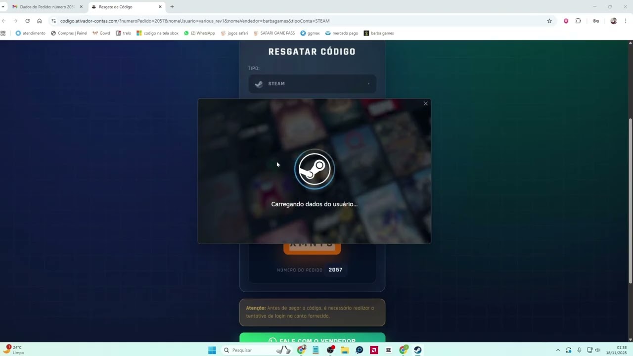 Método Steam Offline - Loja Barba Games