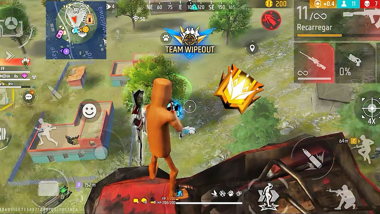 فري فاير قاتل بأسلوبك تونغ تونغ سحور محترف السطوح 💪🏼 الغراند ماستر !! 🔥