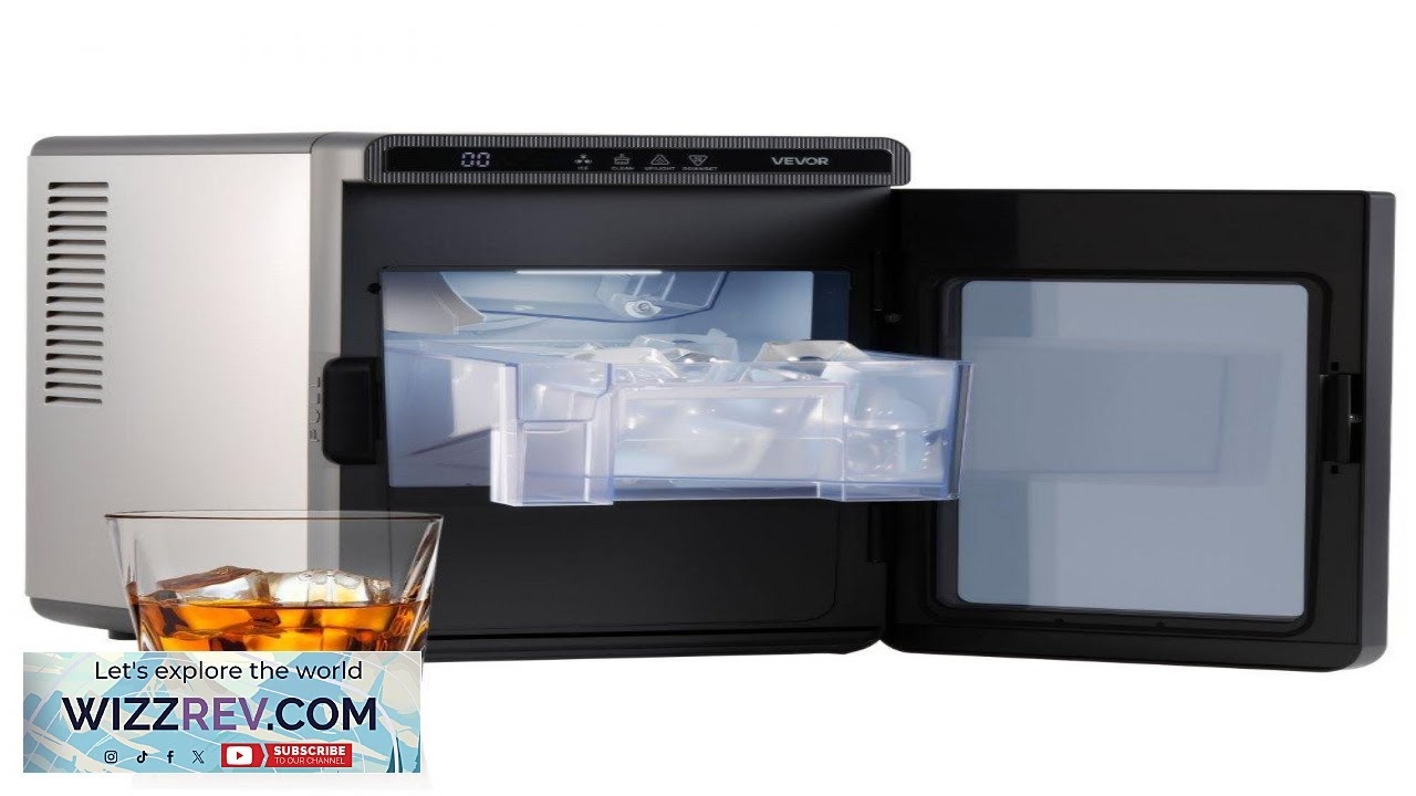 VEVOR Countertop Ice Maker 22 lbs per Day Self Cleaning Portable Machine