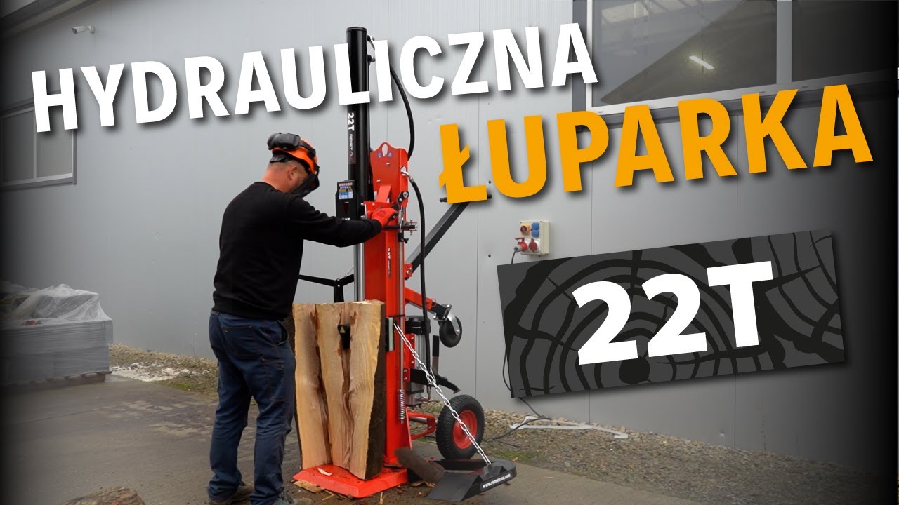 Łuparka hydrauliczna 𝟮𝟮𝗧 𝗘 o zasilaniu elektrycznym NOWOŚĆ! :) #remet #łuparka