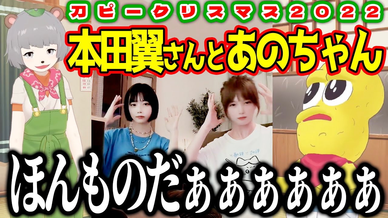ダンスがバズり過ぎて本田翼さんとあのちゃんにまで届く刀ピークリスマス2022【ピーナッツくん/ぽんぽこ】
