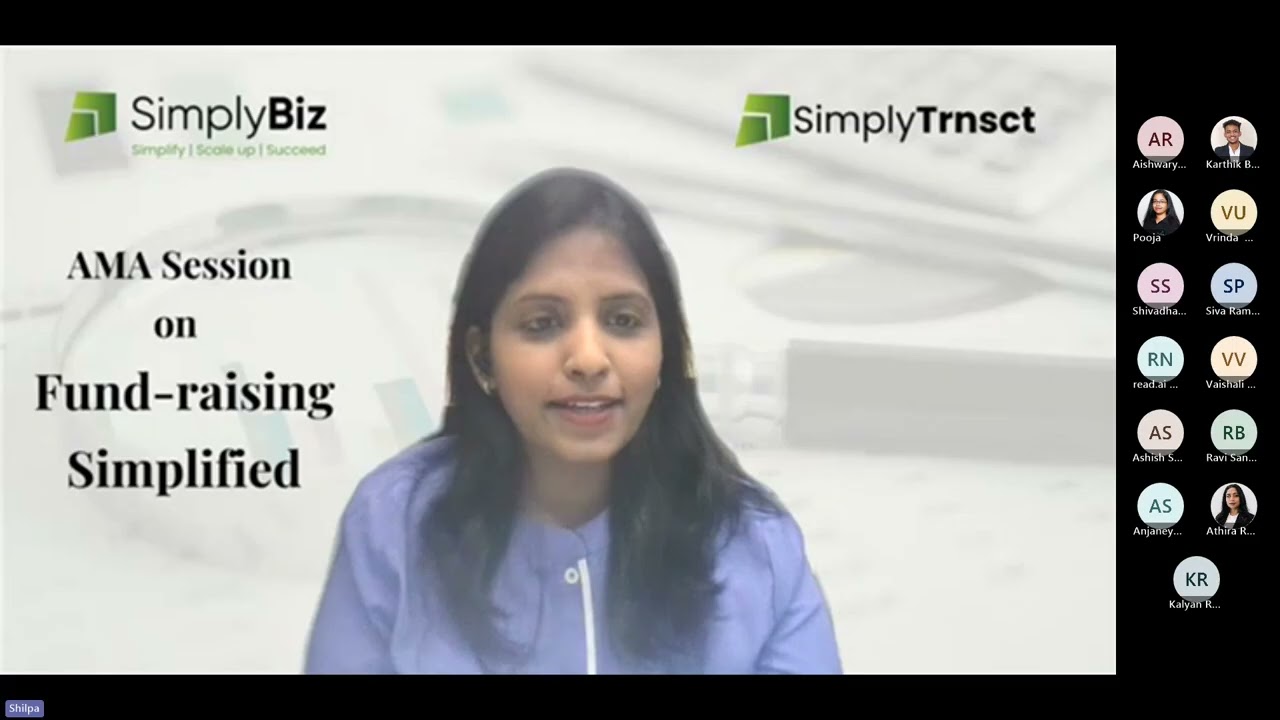 AMA Session on Fundraising Simplified -  Webinar Recording