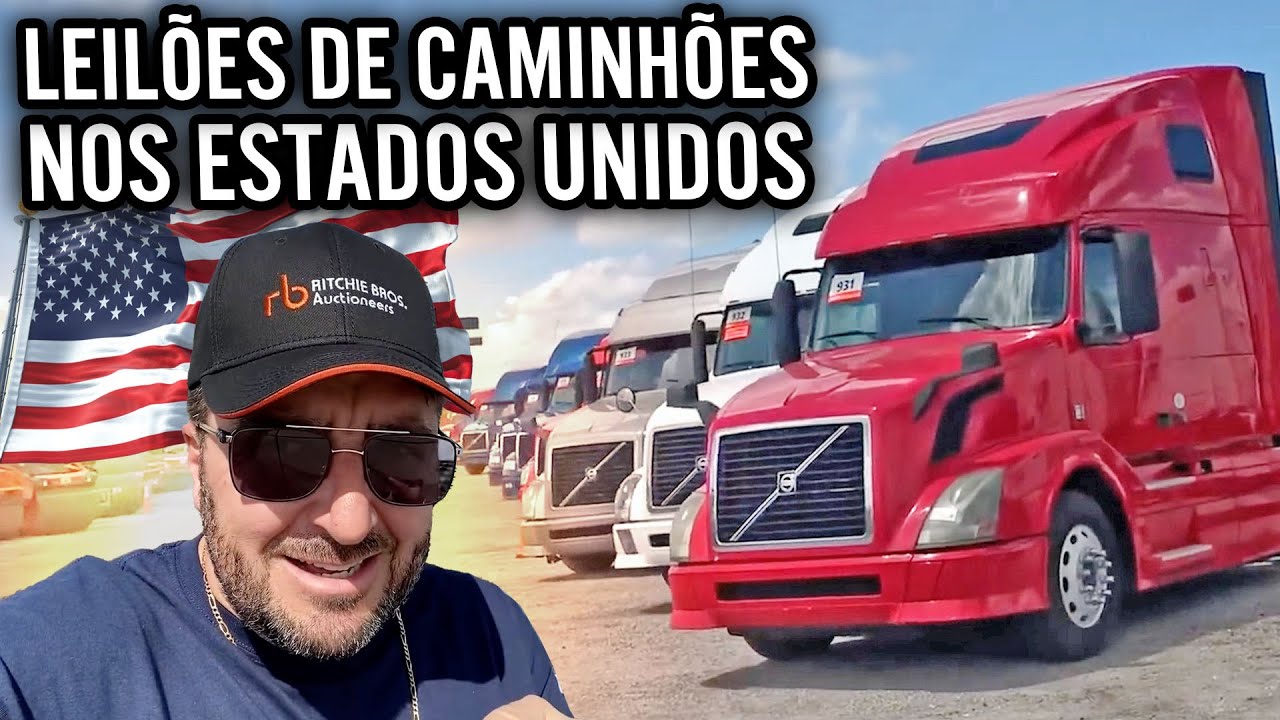 LEILÃO DE CAMINHÕES NOS EUA 🇺🇸 INACREDITÁVEL OS PREÇOS 😱😱