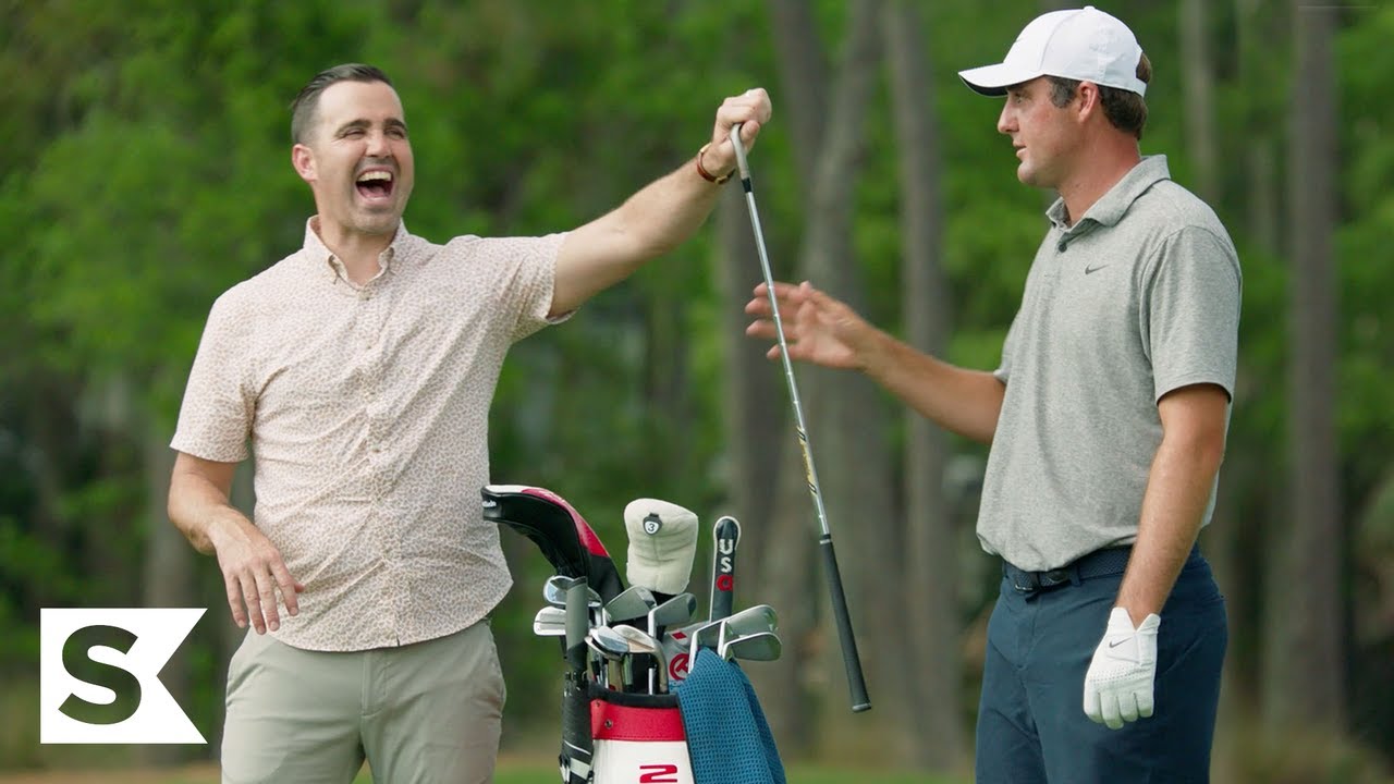 Scottie Scheffler Takes on Short-Game Gauntlet