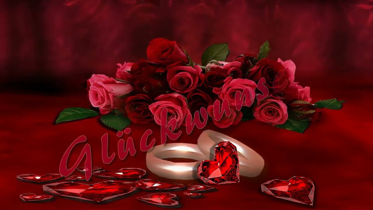 Die schönsten Glückwünsche zur Rubinhochzeit !  Hochzeit Glückwünsche