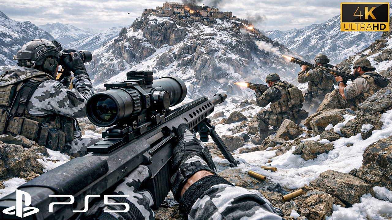 2 Ghost Snipers Eliminate All Afghanistan Taliban Bases | MOH Ultra Realistic 4K60FPS Gameplay