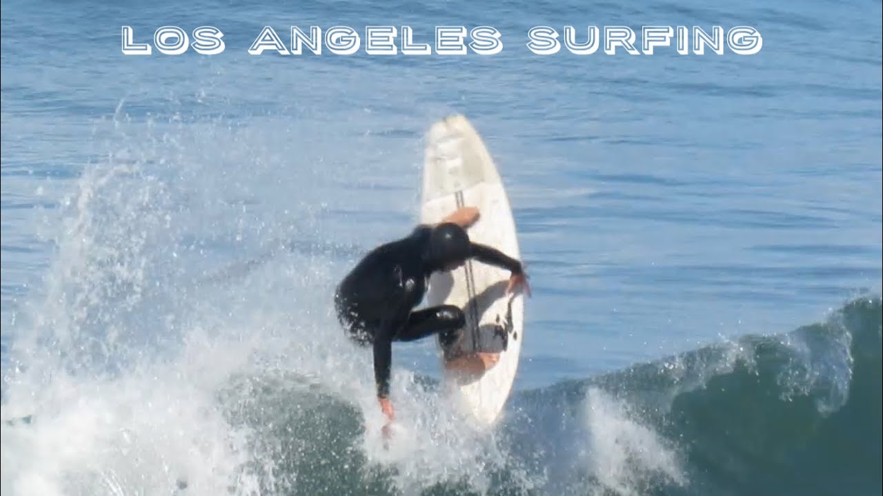 Localized Pier Break in Los Angeles Provides PUMPING Surf 