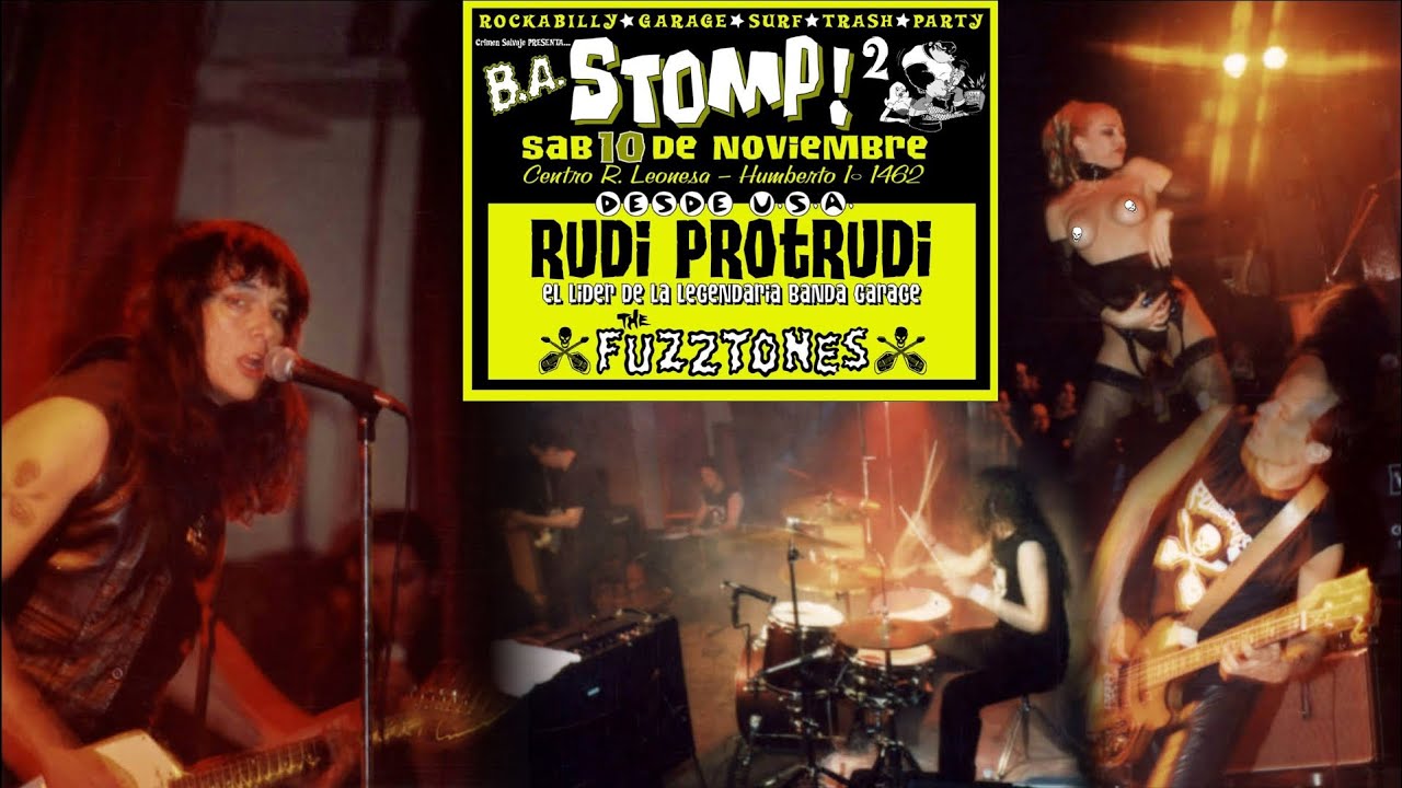 Rudi Protrudi (The Fuzztones) - Argentina 2001