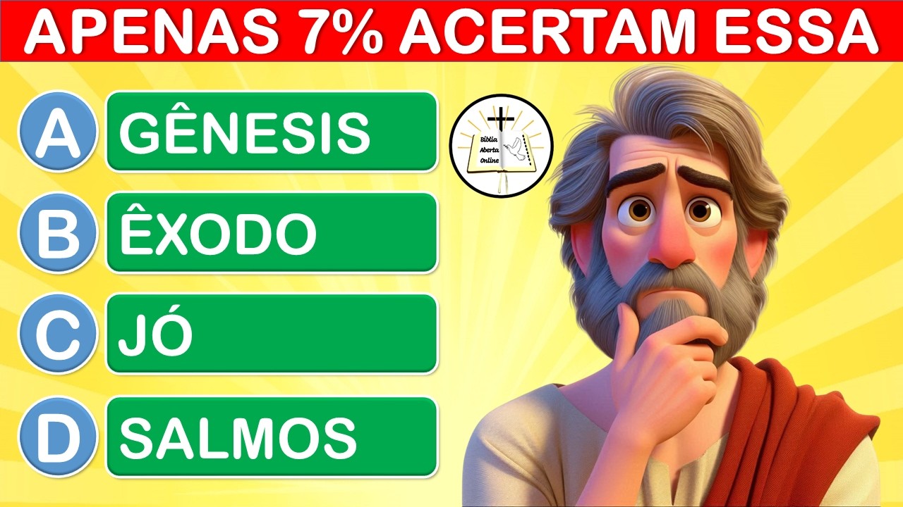 20 PERGUNTAS B&Iacute;BLICAS DE N&Iacute;VEL F&Aacute;CIL - QUIZ B&Iacute;BLICO