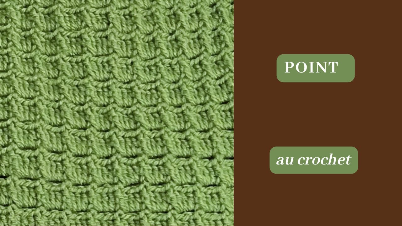 #01 Crochet | Point au #crochet simple et facile à réaliser sur 2 rangs.