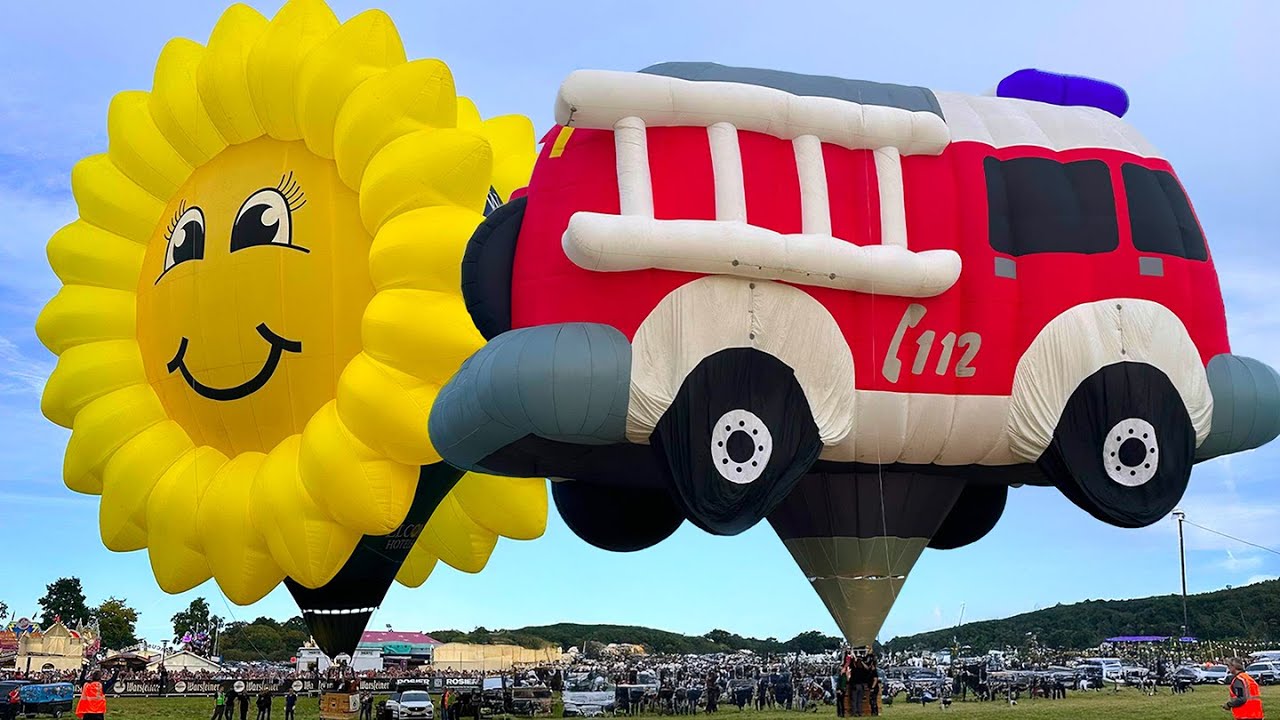 31. Warsteiner Internationale Montgolfiade Timelapse 06/09/2025 #timelapse #warstein #hotairballoon