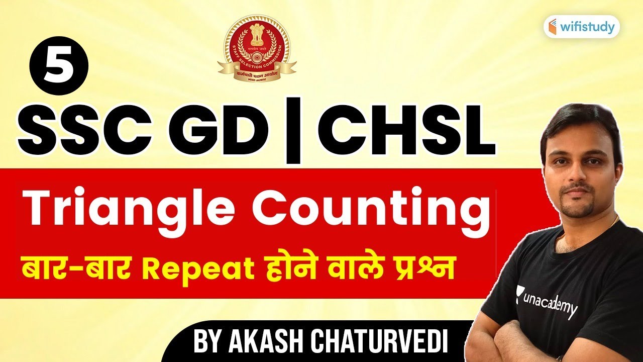 Triangle Counting | Reasoning | SSC GD/CHSL Exams | wifistudy | Akash Chaturvedi