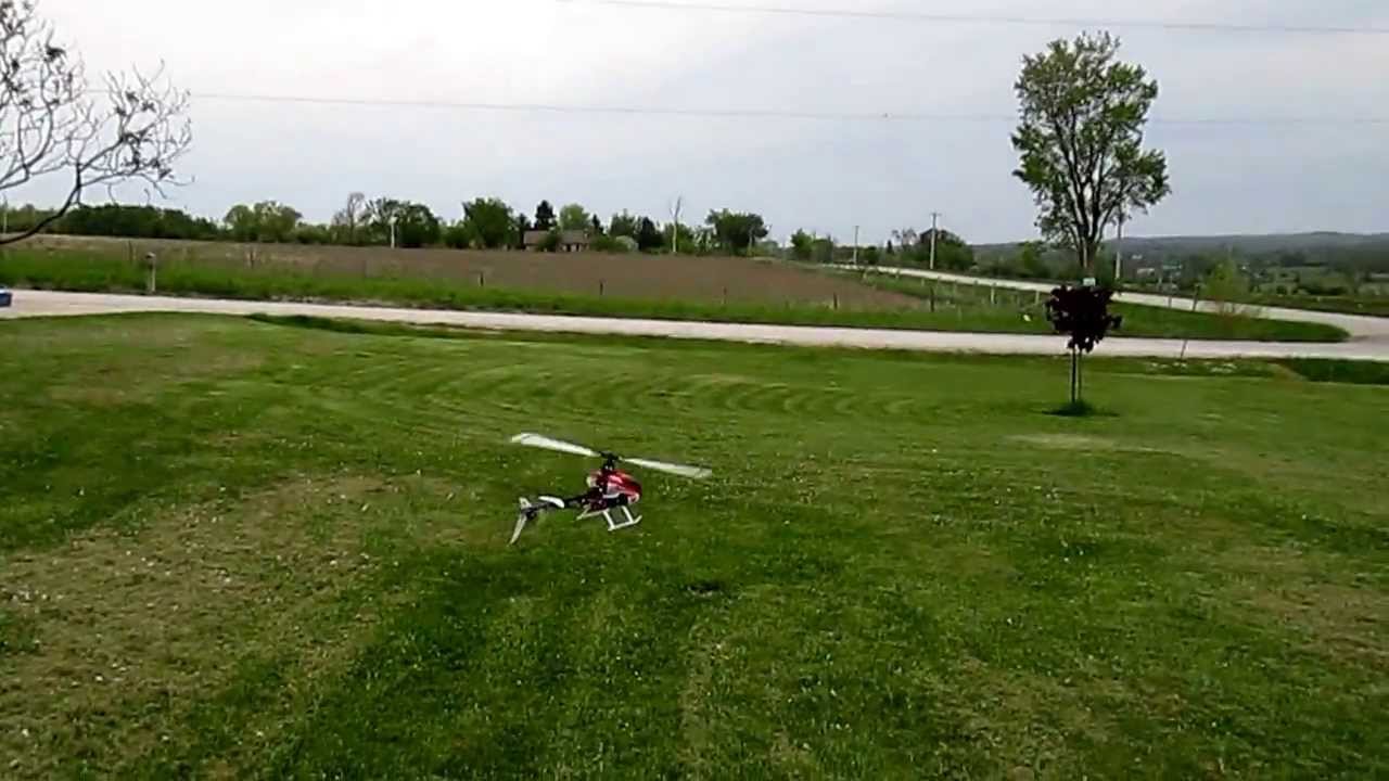 Blade 300x Maiden Flight after learning CP on Blade Nano / Front Yard