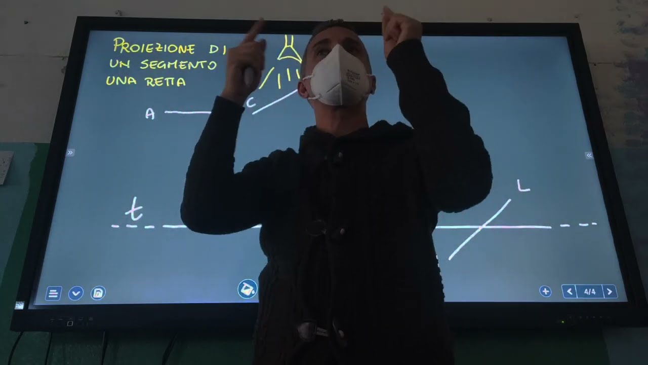 Proiezione di un segmento su una retta