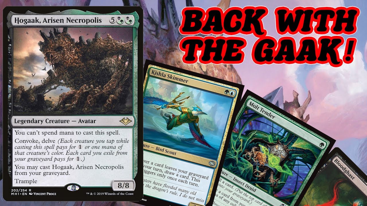BACK WITH THE GAAK! Legacy BUG Hogaak Graveyard Synergy beatdown MTG
