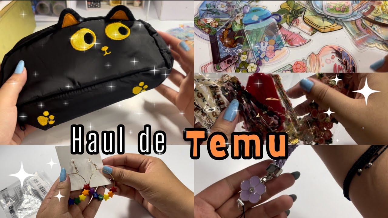 Mini haul de Temu | accesorios, stickers y más :D 