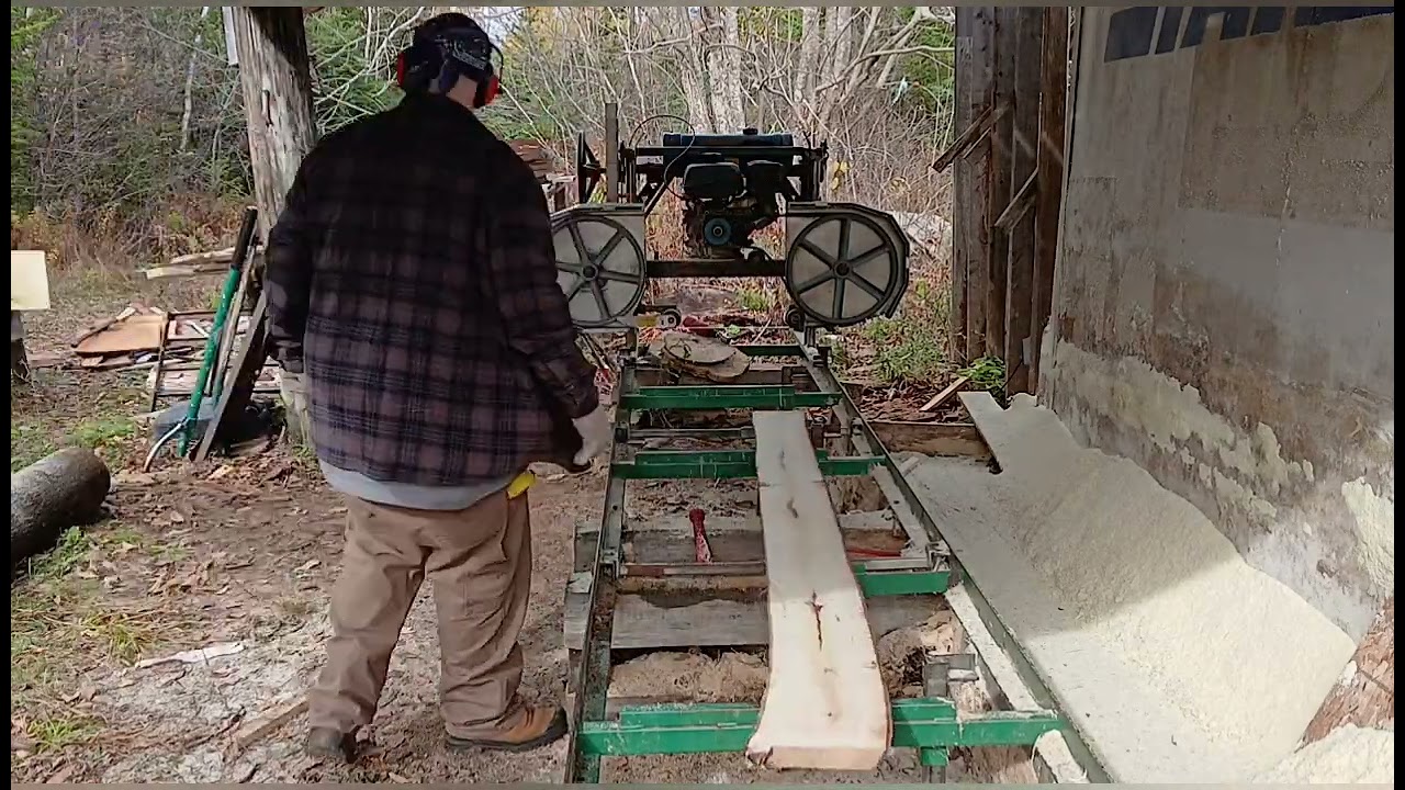 Sawmill running! 