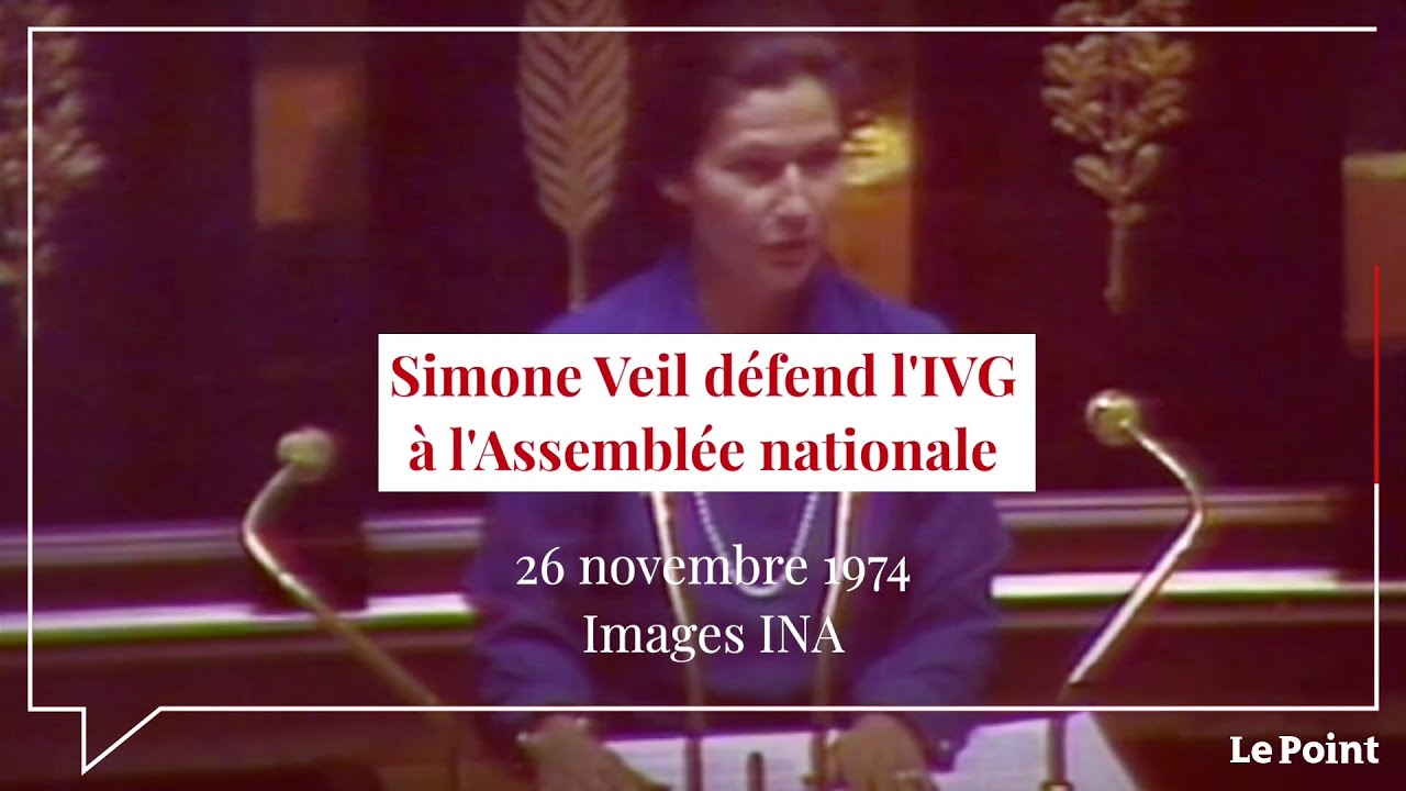 Novembre 1974 : Simone Veil défend l'IVG à l'Assemblée nationale