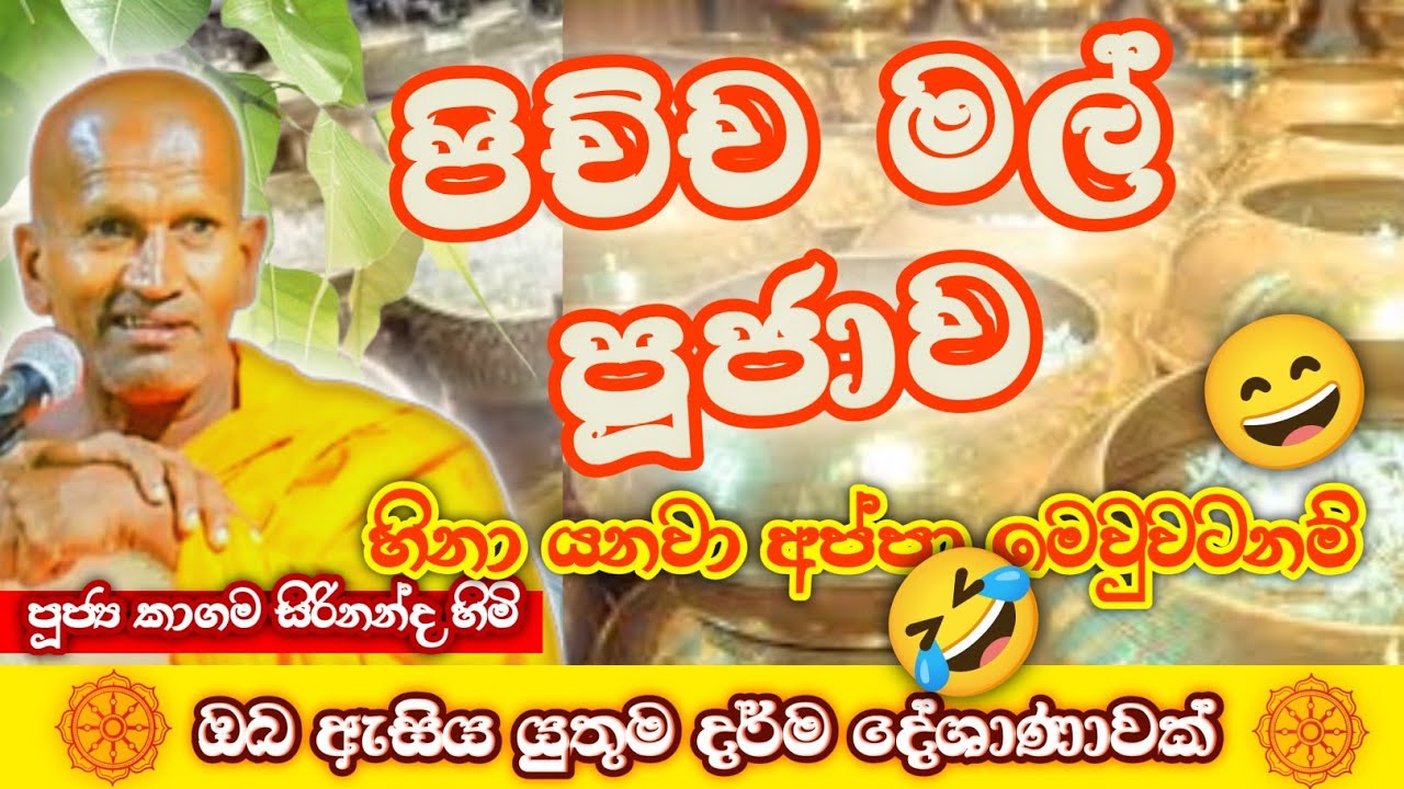 පිච්ච මල් පූජාව/කාගම සිරිනන්ද හිමි @Dhammanussathi 