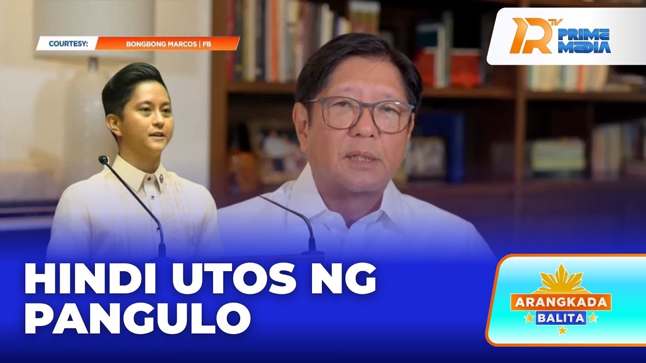 Pag-Inhibit ni Rep. Sandro Marcos sa Impeachment, Hindi Utos ng Pangulo | Arangkada Balita