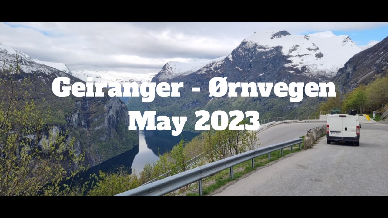 Vanlife Norway - Geiranger Ørnvegen May 2023 Dji mini
