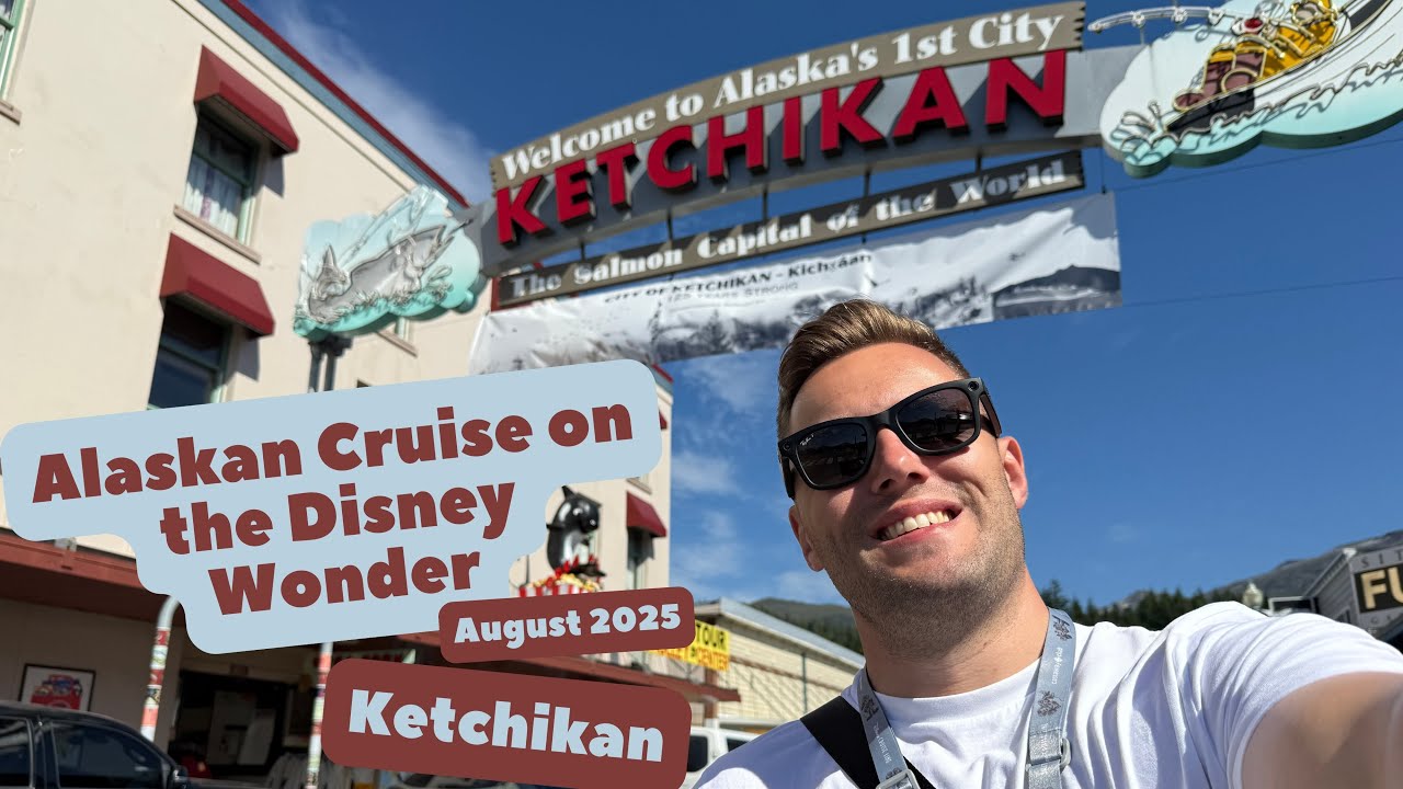 Круиз по Аляске на Disney Wonder | Кетчикан | Большое шоу лесорубов Аляски | Крик-стрит