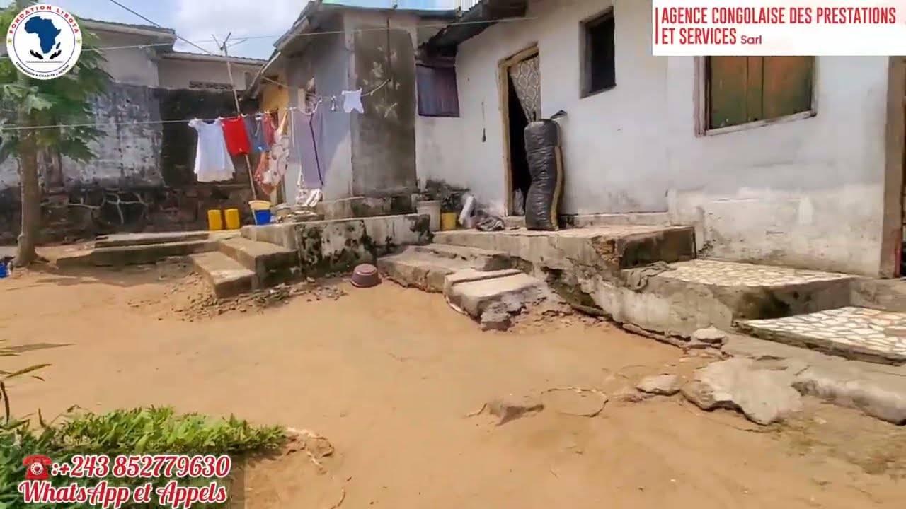 👉RDC/KINSHASA/PARCELLE MISE EN VENTE AVEC PLUSIEURS PORTES DES LOCATAIRES ET IN REVENU LOCATIF 